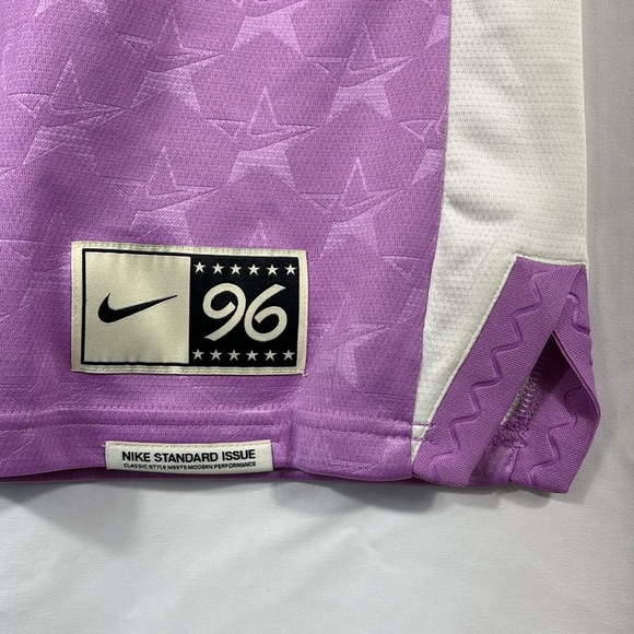 Nike Dri-Fit Purple & White Basketball Jersey Tank Top | Size 3XL - Picture 7 of 13